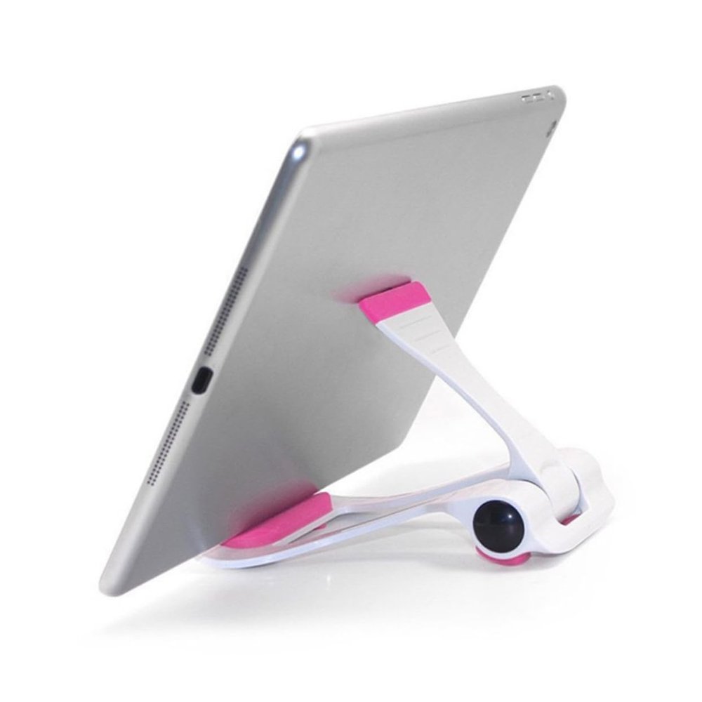 MERRYHAPY 3pcs Portable Multi-Angle Adjustable Phone Stand Foldable Desktop Tablet Holder for Smartphones and Tablets Lightweight and Stable Design for Home Office Travel Random Color