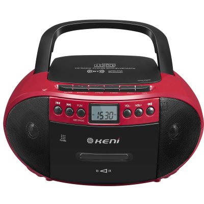 G Keni CD Cassette Player Combo, Portable CD Boombox with AM/FM Radio