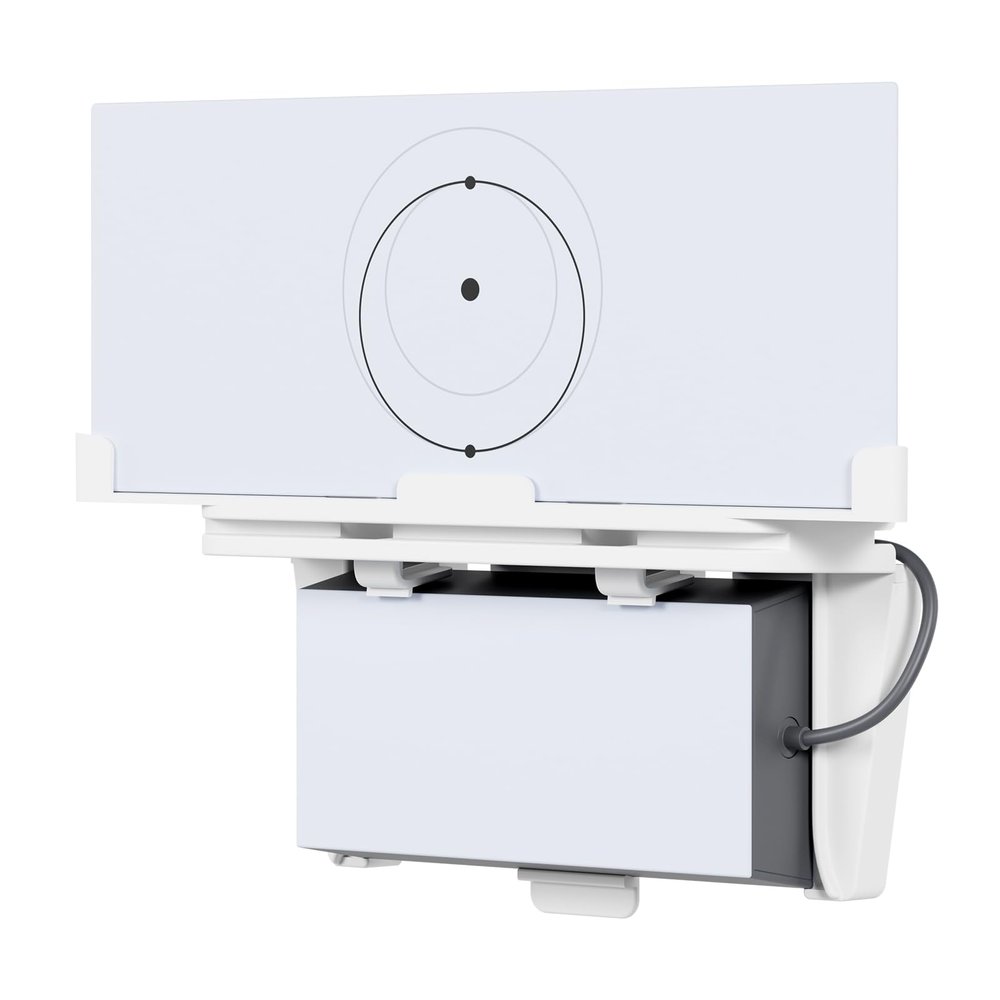 Starlink Gen 3 Router Wall Mount with Cable Management, Sturdy Permanent Installation, Optimized Ventilation, Low Profile Natural ABS for V3 Router & Power Supply