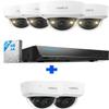Reolink 4K Security Camera System, 4pcs 4K UHD IK10 Vandalproof PoE Surveillance Cams, 8CH NVR 2TB HDD, Color Night Vision, Smart Detection, 2-Way Audio, RLK8-800V4 with 2pcs RLC-1240A view 1
