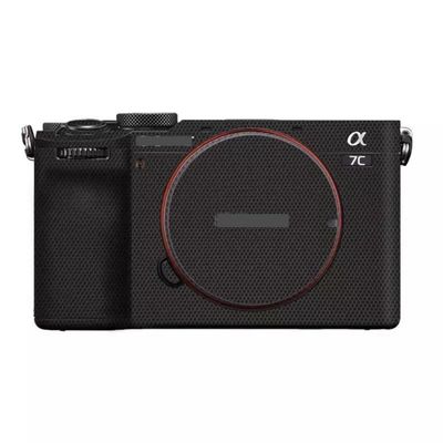Camera Skin Wrap A7C2 Anti-Scratch Sticker Coat Vinly Protective Film Body Protector Decals Cover for Sony A7CR A7C II (Matrix Black)