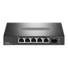 BAISULI Business Ethernet switches 10G SFP 5-Port Gigabit 2.5Gbps Managed Internet Network Ethernet 2.5G RJ45 Switches 10 Gigabit Fibra(with U.S Adapter) view 1