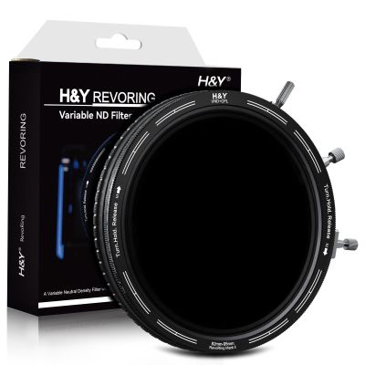 H&Y RevoRing MK Variable ND Filter, ND3-ND1000 Neutral Density Filter and CPL with Variable Thread Sizes and Locking System 82 86 92 95mm