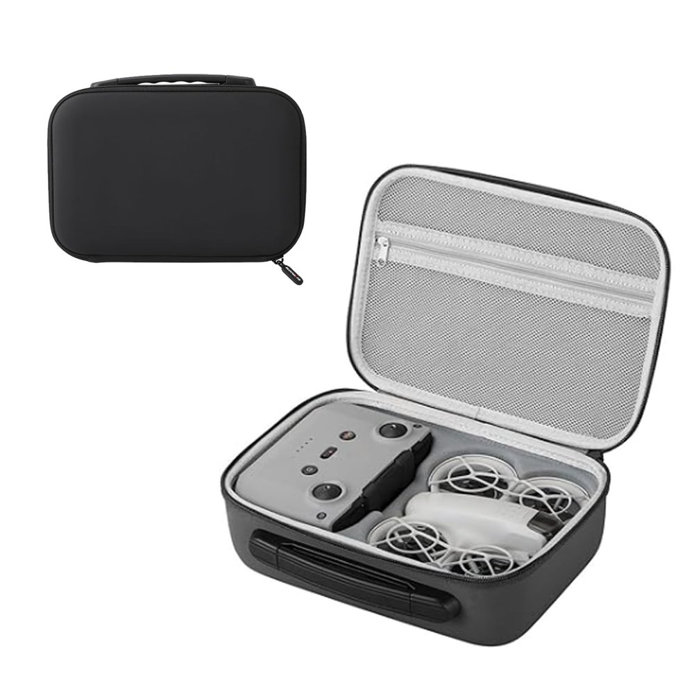for NEO Carrying Case, EVA Large Capacity Portable Protective Bag, Travel Hard Case Storage Bag for Neo Fly More Combo Accessories (Black)