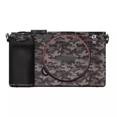 Camera Skin Wrap A7C2 Anti-Scratch Sticker Coat Vinly Protective Film Body Protector Decals Cover for Sony A7CR A7C II (Mamba Titanium)