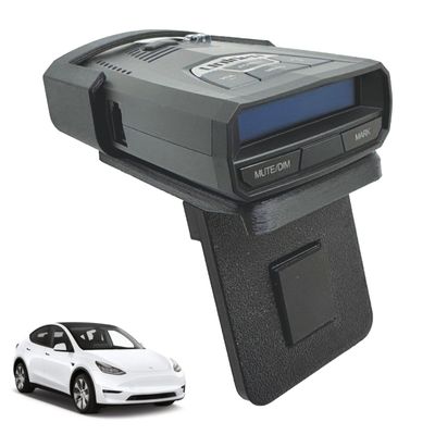 Bartallama3D Radar Holder for Uniden R4 Compatible with Tesla Vehicles - Black (Black)