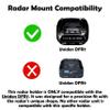 Bartallama3D Radar Holder for Uniden DFR7 Compatible with Tesla Vehicles - Black (Black) view 2