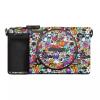 Camera Skin Wrap A7C2 Anti-Scratch Sticker Coat Vinly Protective Film Body Protector Decals Cover for Sony A7CR A7C II (Graffiti White) view 1