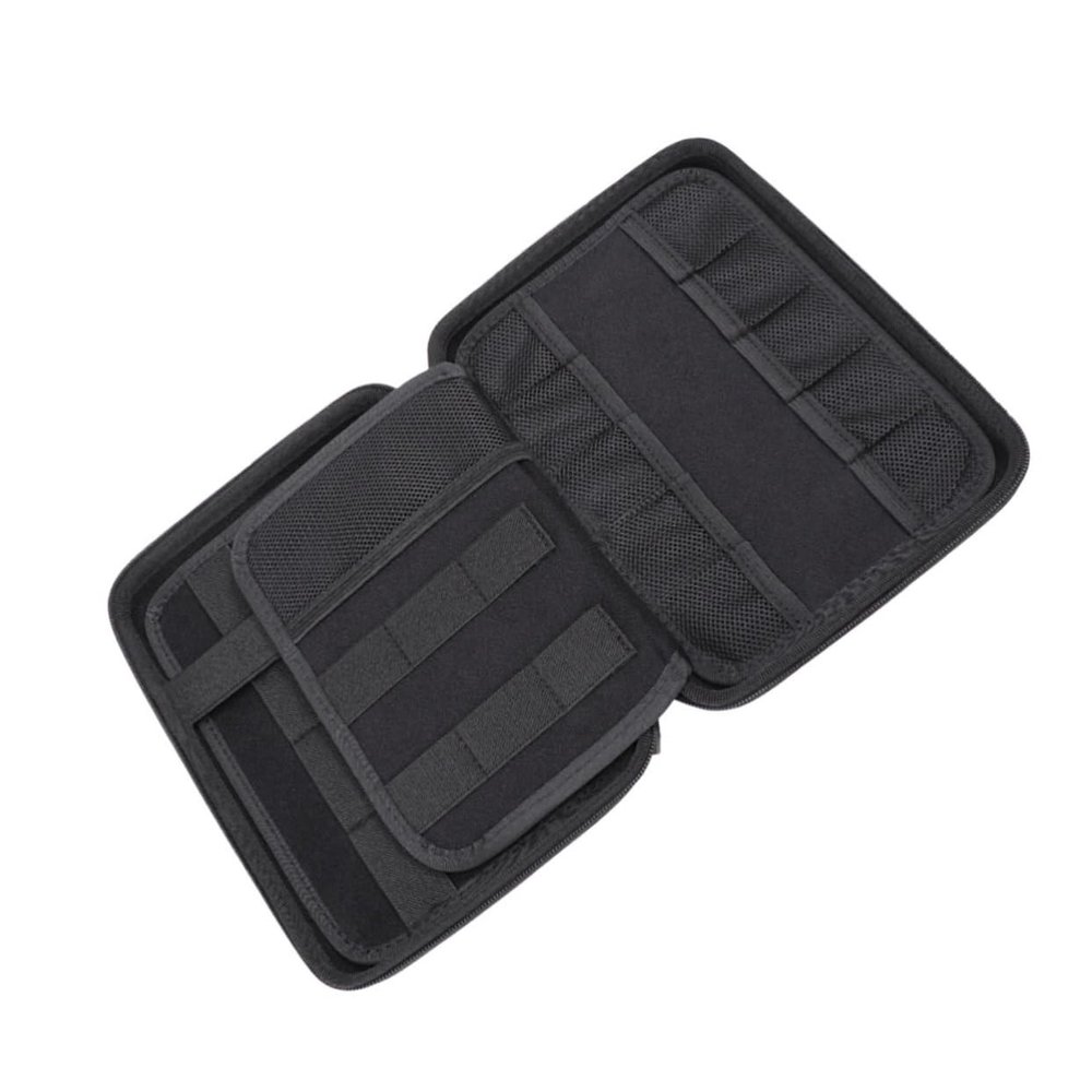 MERRYHAPY Storage Container Duffle Bag for Travel Storage Bags USB Flash Disk Organizer Carrying Pouch Eva Bag Black