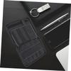 MERRYHAPY Storage Container Duffle Bag for Travel Storage Bags USB Flash Disk Organizer Carrying Pouch Eva Bag Black view 2