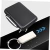 MERRYHAPY Storage Container Duffle Bag for Travel Storage Bags USB Flash Disk Organizer Carrying Pouch Eva Bag Black view 3