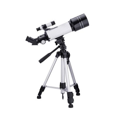 DirectNine Basics Ultra Hd Refractor Telescope, 70mm Aperture & 360mm Focal Length, Portable with Adjustable Tripod & Finder Scope 16X & 66X, Beginner Adults & Astronomy Enthusiasts, Gray