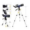 DirectNine Basics Ultra Hd Refractor Telescope, 70mm Aperture & 360mm Focal Length, Portable with Adjustable Tripod & Finder Scope 16X & 66X, Beginner Adults & Astronomy Enthusiasts, Gray view 3