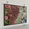 JKSTDPV 30" 40" 50" 60" 72" Projector Screen Manual Pull Down Projection Screen Roll Up Movies Screen for Home Theater Office Schools Video Game(50inch 16:9) view 1