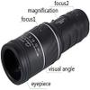 Ultra Hd, Monocular Telescopes, 16 X 52 Waterproof Monocular Compact Scope,Bifocal Optical Telescope for Adults Bird Watching Hunting Shooting Camping Travelling Good view 4