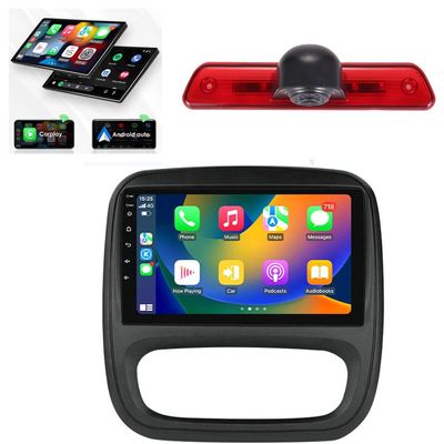 9-inch Carplay/Android Car Radio GPS Navigation +HD Car reversing Camera, Replacement for Fiat Scudo Bus Kasten 270, 272/Citroen Jumpy Dispatch Box Kasten VF7/Peugeot Expert Tepee Kasten/ProAce