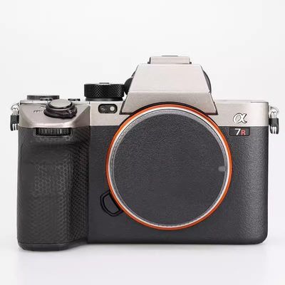 Anti-Scratch Camera Cover Skin Sticker for Sony Alpha A7RV A7R5 A7RM5 Protector Vinyl Film Skin Protective Decoration (Titanium+Frosted Black)