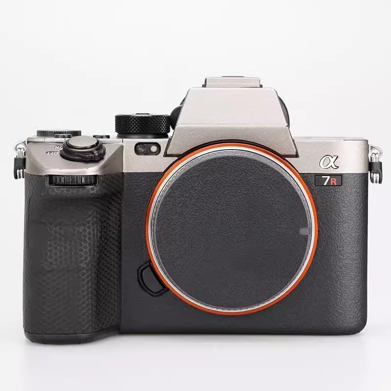 Anti-Scratch Camera Cover Skin Sticker for Sony Alpha A7RV A7R5 A7RM5 Protector Vinyl Film Skin Protective Decoration (Titanium+Frosted Black)