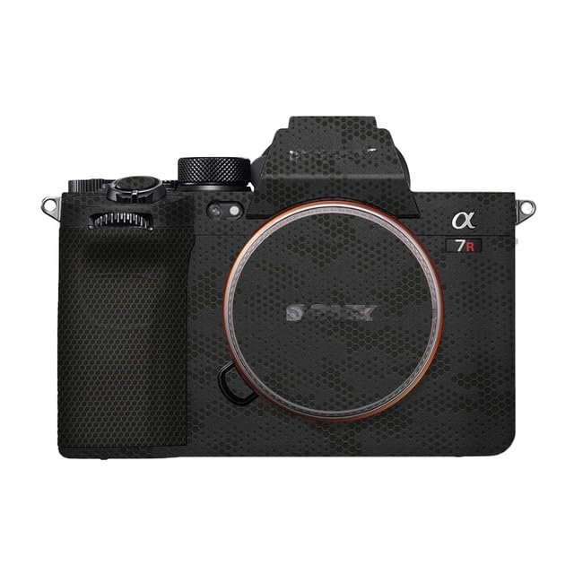 Anti-Scratch Camera Cover Skin Sticker for Sony Alpha A7RV A7R5 A7RM5 Protector Vinyl Film Skin Protective Decoration (Mamba Black)