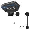 OBEST Motorcycle Helmet Bluetooth Headset 2-Way Motorcycle Intercom Headset with DSP Noise Cancellation Glove-Friendly Controls HI-FI Sound IPX6 Waterproof Universal Fit with Almost Helmet view 1