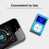 Karlak Mini Portable MP3 Mc Player Metal Clip-on MP3 Player with LCD Screen Port TF Card Wide Application Green view 3