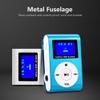 Karlak Mini Portable MP3 Mc Player Metal Clip-on MP3 Player with LCD Screen Port TF Card Wide Application Green view 4