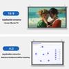MUGVFVCSQ Manual Pull Down Portable Projector Screen 30" 40" 50" 60" 72" Hanging Projection Screen HD Wall Mounted Movie Screen for Home Theater Office(16:9,50inch) view 3