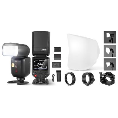 NEEWER Z880-C 2.4G 76Ws TTL Camera Flash Speedlite Compatible with Canon Upgraded UI, Adjustable Modeling Lamp with CRS7 Softbox Diffusion Dome