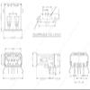 10PCS B-A Type Female USB Connector 90 Charging Socket Bent Feet 4Pin Jack White Black Body(TYPE1 Warped White) view 4