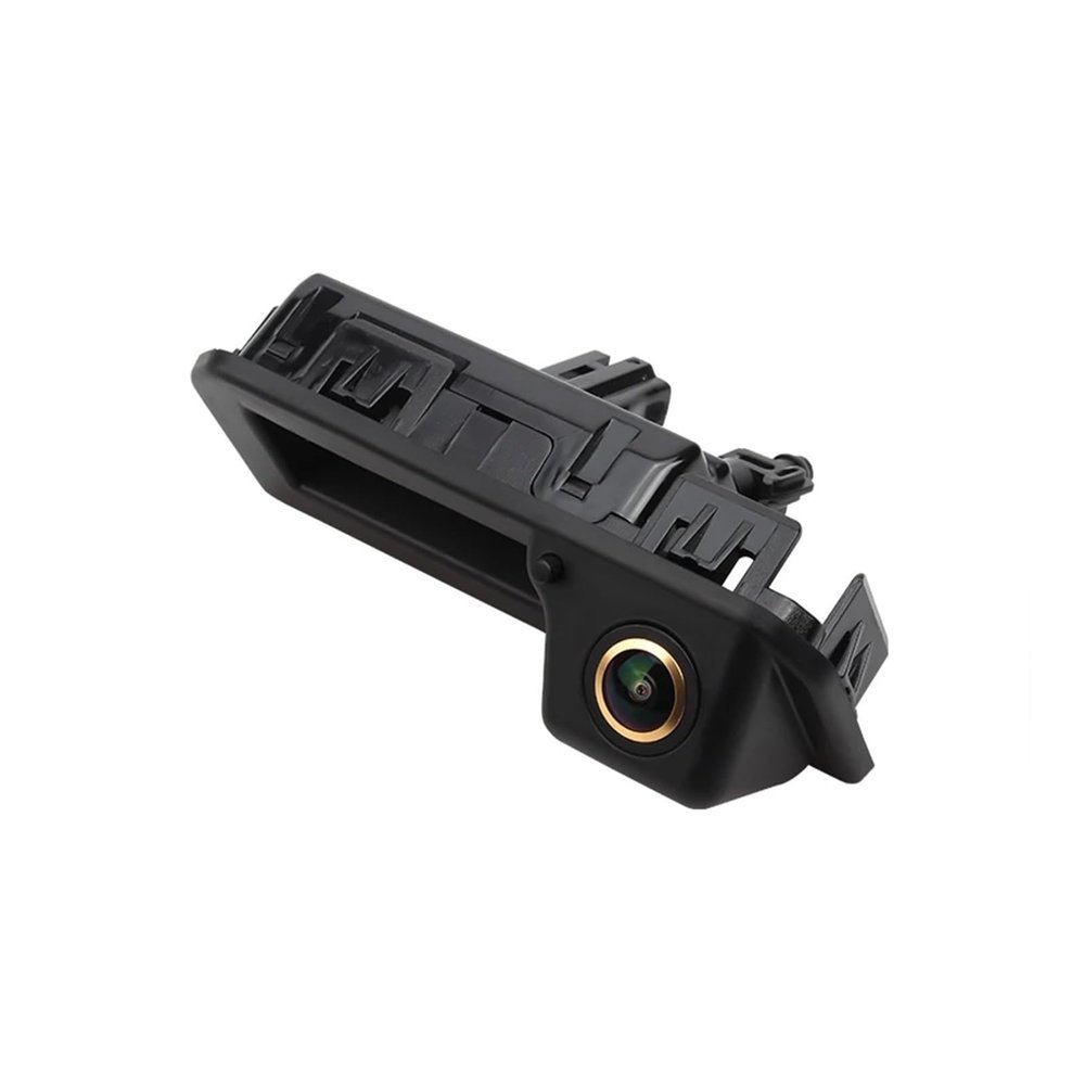 CVBS AHD 1080P Vehicle Trunk Handle With Water Spraying Reverse Backup CameraCompatible with Audi Q2 Q3 A5 A6 VW Polo Passat EOS Cayenne(AHD720P-Trajectory)