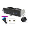 5.25 Inch Front Panel Hub, 5 Ports Internal USB3.2 Hub with GL3510 Main Control, 5Gbps USB3.2 GEN1 Ports, Suitable for 8 10 2003 view 2
