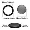 bociloy 2PCS 4 Black Speaker Grill Covers, Round Metal Mesh Guard Protectors, Universal Decorative Grille with ABS Plastic Frame for DIY Home Speaker Car Audio Stereo Woofer Subwoofer view 2