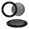 bociloy 2PCS 4 Black Speaker Grill Covers, Round Metal Mesh Guard Protectors, Universal Decorative Grille with ABS Plastic Frame for DIY Home Speaker Car Audio Stereo Woofer Subwoofer view 3