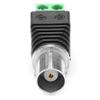 Green BNC Female Cable Connector Terminal Adapter for CCTV Video Balun Camera, 10 Count Pack, Without Soldering or Other cables, Easy Install, Long Service Life view 3