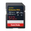 SanDisk 512GB Extreme PRO SDXC UHS-II Memory Card - Up to 300MB/s Read and Write speeds, V90, 8K, 4K UHD, SD Card - SDSDXDM-512G-GN4IN view 1