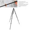 Camera Tripod, 21-63in 4 Sections Legs Adjustable Carbon Fiber Tripod with Hydraulic Ball Head, Quick Release Plate, 60kg Load Lightweight Tripod Stand for Travel Photography view 4