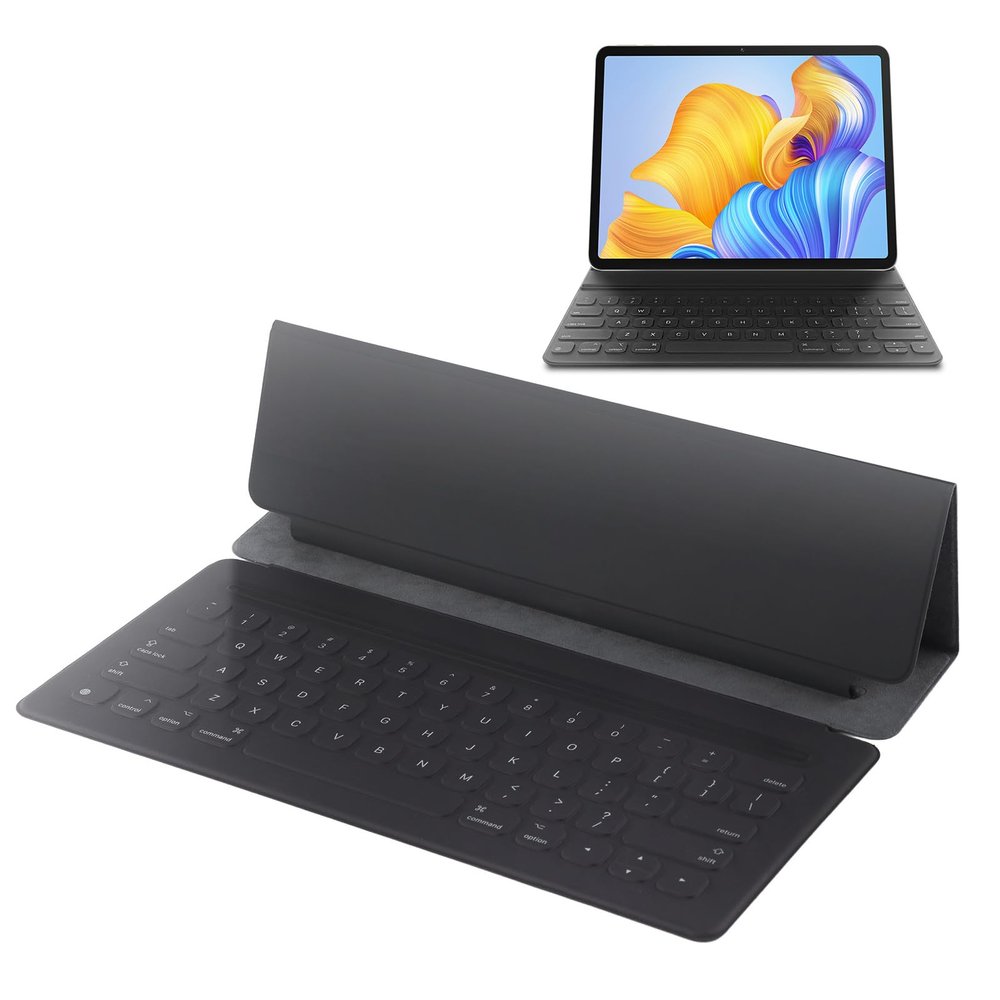 LICAEVEY Bluetooth Keyboard, Smart Keyboard with Case, Cordless Keyboard for 12.9in iOS Tablet Pro 1st 2nd Gen, 64 Keys Full Size UK Version Portable Tablet Keyboard