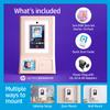 HP Sprocket Photo Booth Machine Instant Color Photo Printer - 10.1" Touchscreen, LED Ring Light - Customize w/250+ Fun Frames, Prints on 3x4 Zink Paper or Share via QR Code, Mobile Notify App - Pink view 2
