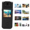 Body Camera with Audio Video Recording, 4K Body Cam with 180 Rotating Lens, 140 Wide Angle, Body Worn Camcorder for Law Enforcement, Riding, Outdoor, Hiking view 3