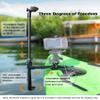 WINDFRD Livescope Transducer Pole Mount for Kayak, Live Sonar Transducer Mount, Compatible with Garmin LVS34, Lowrance, Compatible with RAM Mounts C Size/1.5'' Double Socket Arm (Long) view 2
