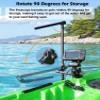 WINDFRD Livescope Transducer Pole Mount for Kayak, Live Sonar Transducer Mount, Compatible with Garmin LVS34, Lowrance, Compatible with RAM Mounts C Size/1.5'' Double Socket Arm (Long) view 3