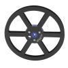 1/4 7 Inch Nab Aluminum Metal Reel, Universal 6 Holes Reel to Reel Small Hub, Aluminum Alloy Empty Tape Reel Replacement for Tape Recorder (Black) view 1