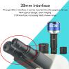 8.3MP 4K HD Microscope Camera with 0.5X C Mount Lens, Adapter Electronic Industry Microscope Camera for 23.2mm to 30mm and 30.5mm Interface Type C (US Plug) view 2