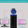 8.3MP 4K HD Microscope Camera with 0.5X C Mount Lens, Adapter Electronic Industry Microscope Camera for 23.2mm to 30mm and 30.5mm Interface Type C (US Plug) view 3