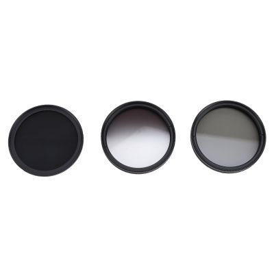 Akozon Camera Filter Kit ND8 CPL GND Filter Set High Definition Coating Design Aluminum Alloy for DSLR Photography (52mm)