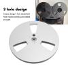1/4 7 Inch Empty Tape Reel, Aluminum Alloy, 3 Holes, Empty Tape Reel, Universal Application for Reel to Reel Tape Player (Silver) view 2