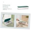 ARTIBETTER Box Desk Cord Organizer Cover for Easy Storage and Cables for Home Office and Travel Material Green view 3