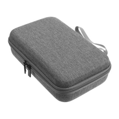HOMSFOU Digital Storage Box Organizer Bags for Traveling Earphone Organizer Bag Cables Organizing Bag Portable Chargers Bag Data Line Storage Bag Accessories Pouch New Fabric Grey