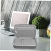 HOMSFOU Digital Storage Box Organizer Bags for Traveling Earphone Organizer Bag Cables Organizing Bag Portable Chargers Bag Data Line Storage Bag Accessories Pouch New Fabric Grey view 2