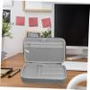 HOMSFOU Digital Storage Box Organizer Bags for Traveling Earphone Organizer Bag Cables Organizing Bag Portable Chargers Bag Data Line Storage Bag Accessories Pouch New Fabric Grey view 3